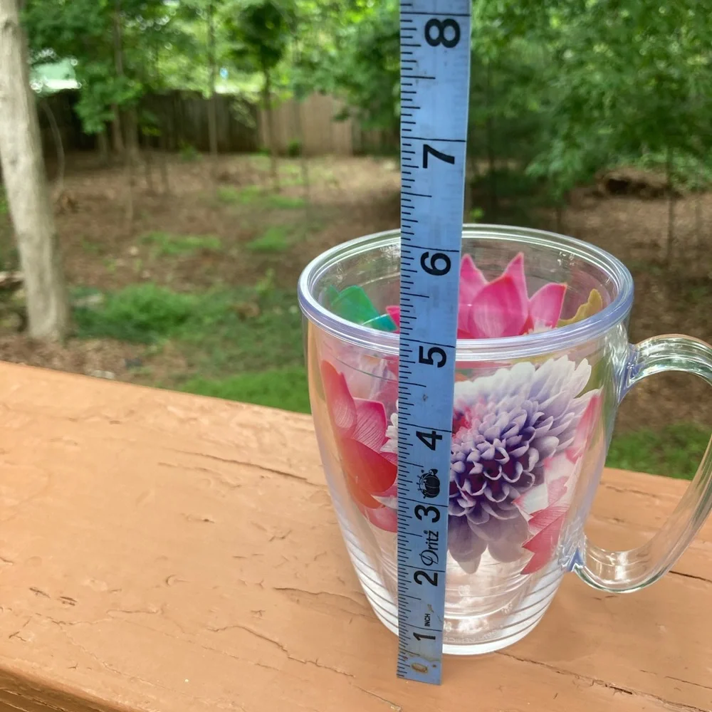 Tervis floral coffee mug
